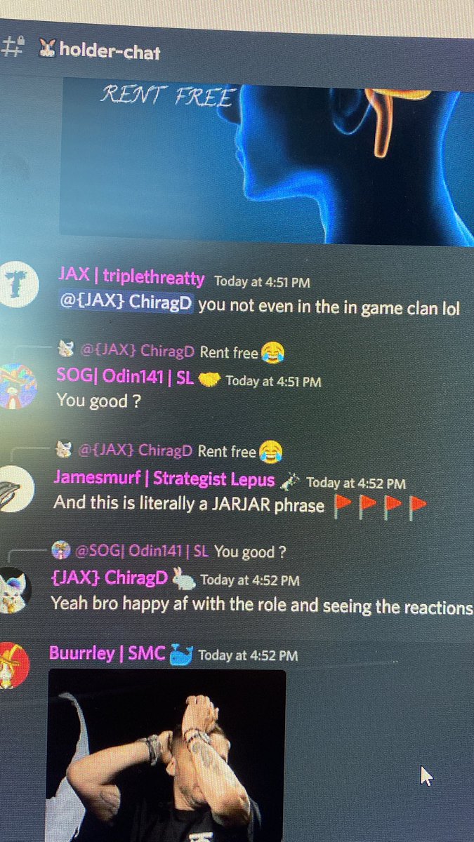 clan_jax's tweet photo. Y’all still letting me live rent free and no I’m not chirag https://t.co/ben2HWX3Q2