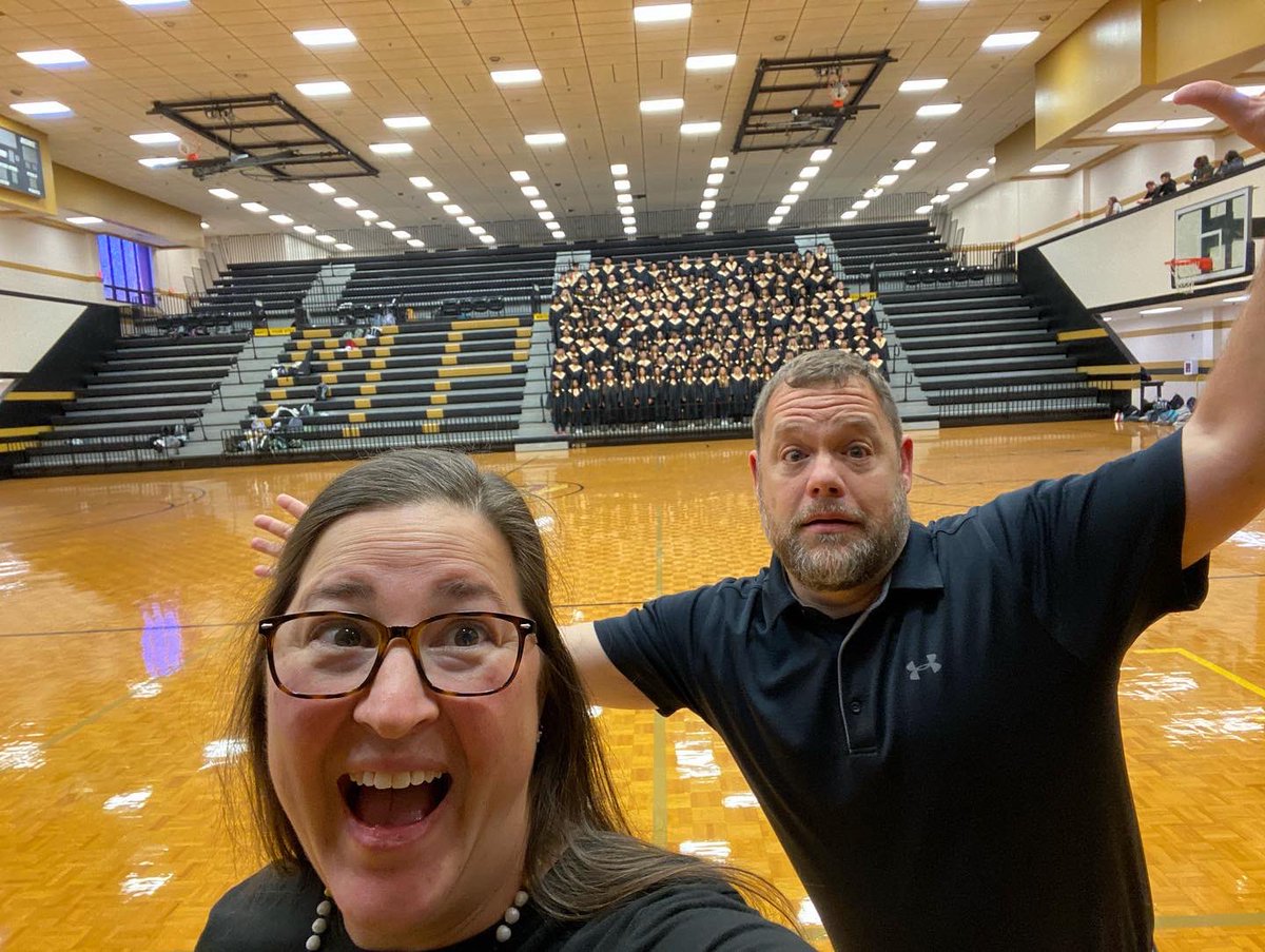 slittleteach's tweet photo. @MphSocial I like this shot better…🤣 Almost there, class of ‘22! Finish strong! https://t.co/5dJtZLthZQ
