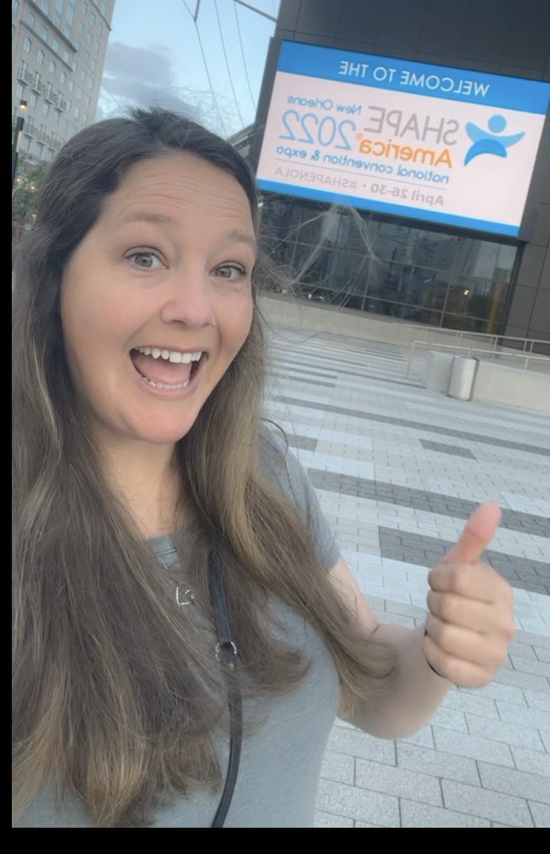 maestrafisher's tweet photo. So excited for my first National Convention and be representing Oregon! #SHAPENOLA #OregonSHAPE https://t.co/z7JcMq4oYU