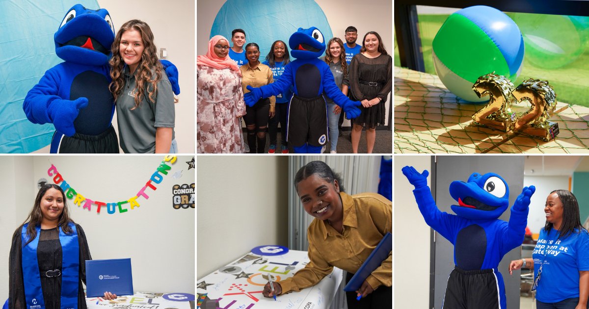gatewayaz's tweet photo. π The countdown to #graduation is on! We kicked off our festivities last week with a celebration for our EXCEL graduates!
Share your photos with the hashtag #GateWayGrad to be featured on our 2022 interactive photo wall, website, and more! https://t.co/23dbxGykqx