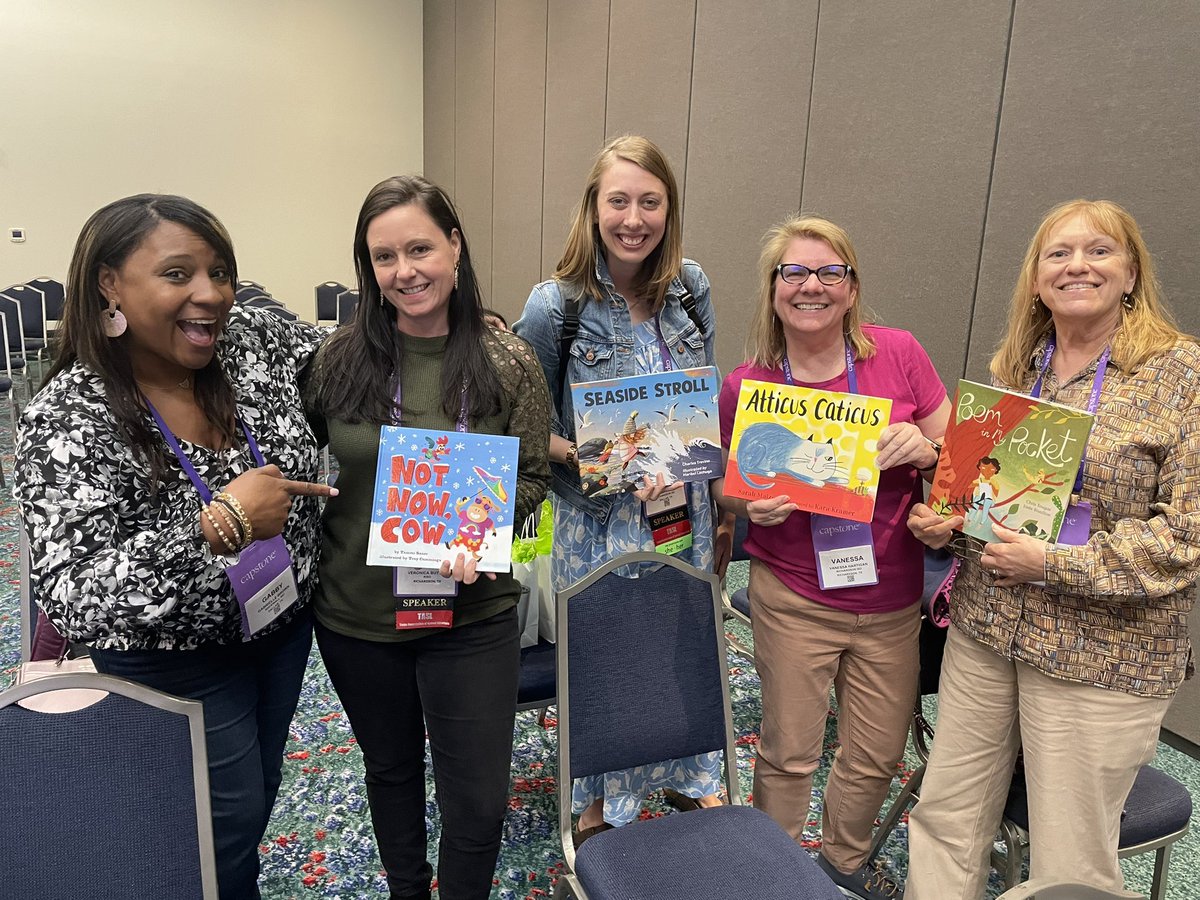 gabbyb1216's tweet photo. Day 1 was so fun! Not only did my LITE friends come out to support me in the Texas 2x2 session, several of them even won copies of the books! 📚📚 I know they will love them just as much as our voting committee did!! ❤️ #txla22 @LIBRARIESinRISD https://t.co/G6U3p9WDxi