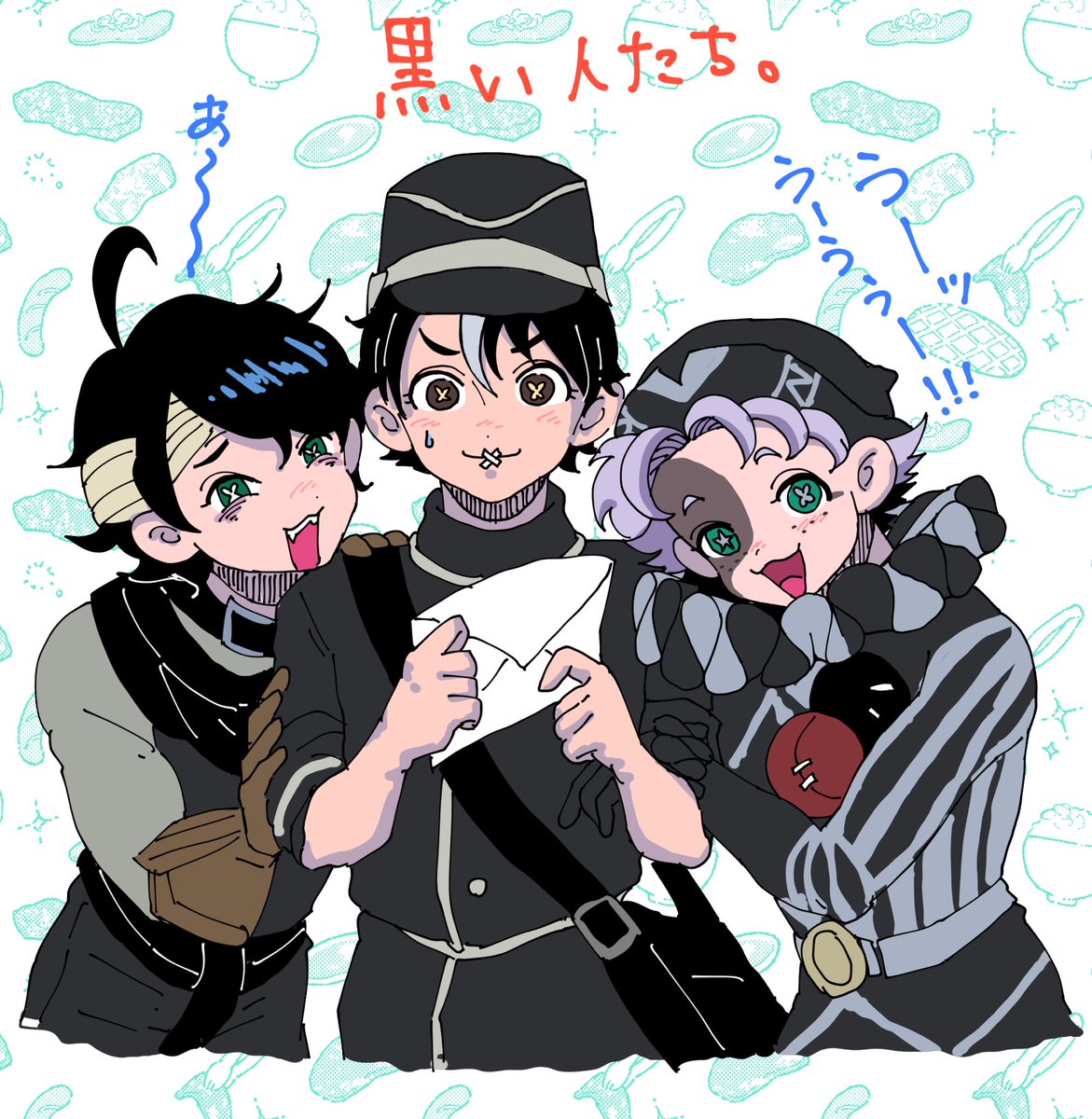 何も考えずにラクガキ的にザクザク描いて気に入ってるやつ 