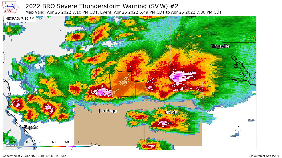 Rio Grande Weather on Twitter "BRO continues Severe Thunderstorm