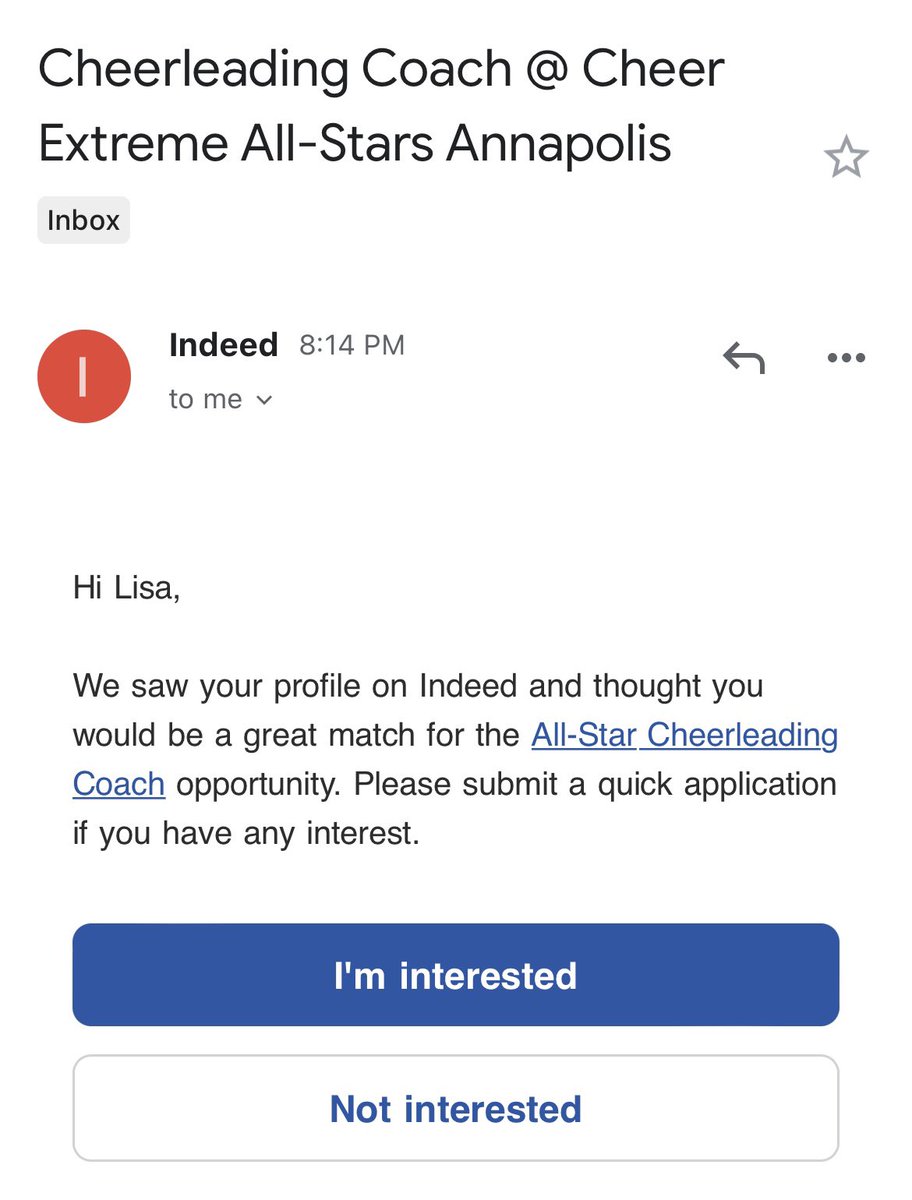 Invading_Asian's tweet photo. I swear.. Indeed is on drugs or something cause in what world am I a great match to BE AN ALL STAR CHEER COACH??? https://t.co/tVQldK9CF5