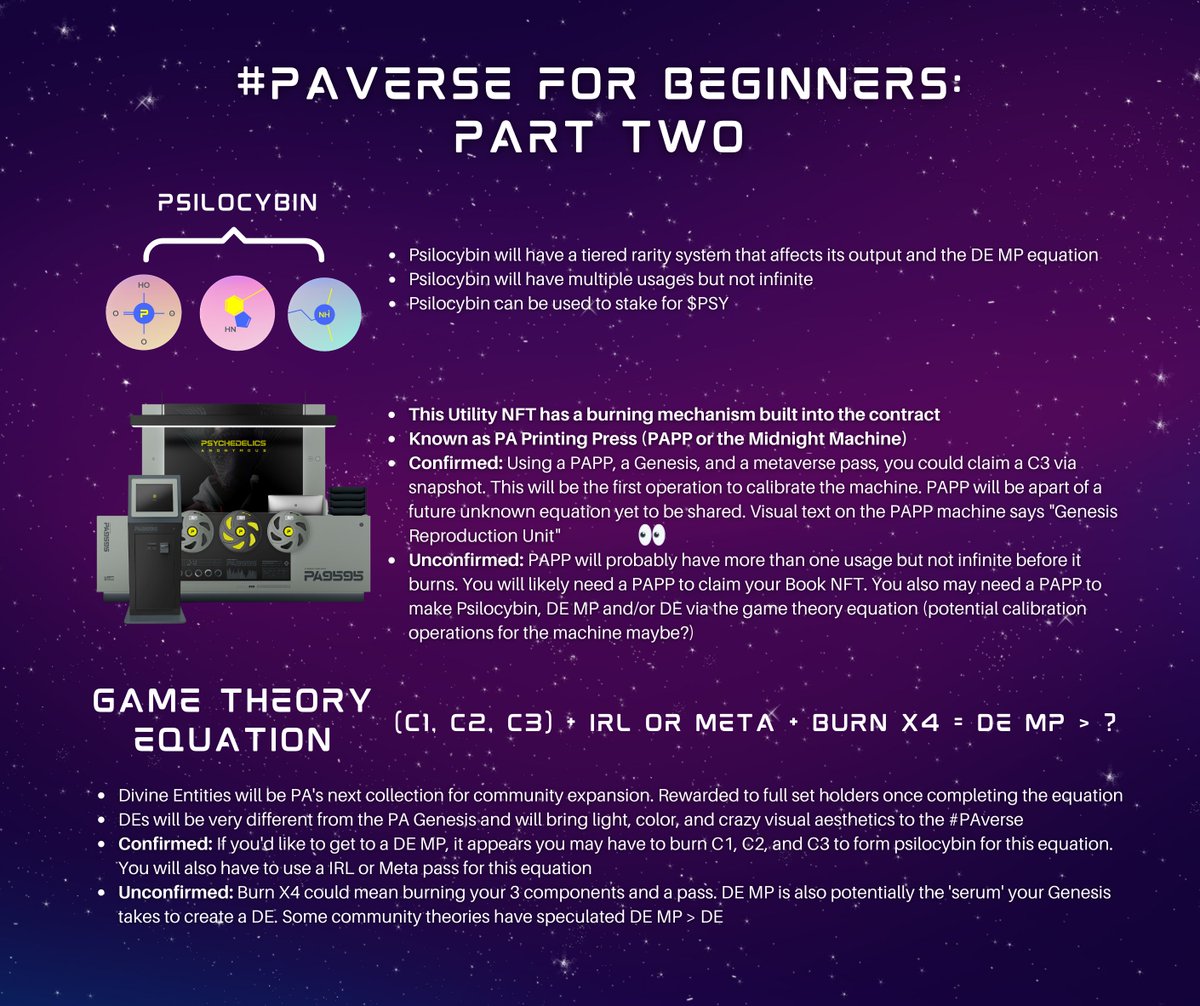 kloss_xyz's tweet image. You asked so I delivered 🤝 Here's the full beginner's guide for our new frens joining the #PAverse 🅿️🚀

@psychedelic_nft @BAYC2745
