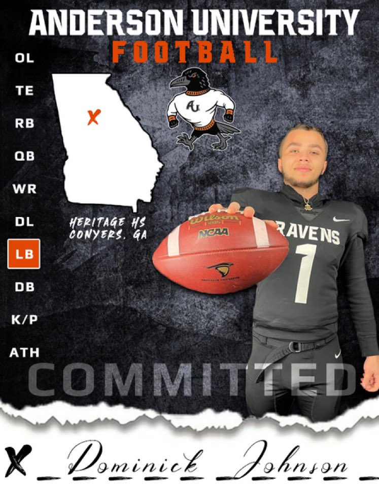 #Commited #Goravens <a href="/Coach_Lantz/">Eric Lantz</a> <a href="/AUFootball__/">Anderson University Football</a> In the beginning was the Word, and the Word was with God, and the Word was God.