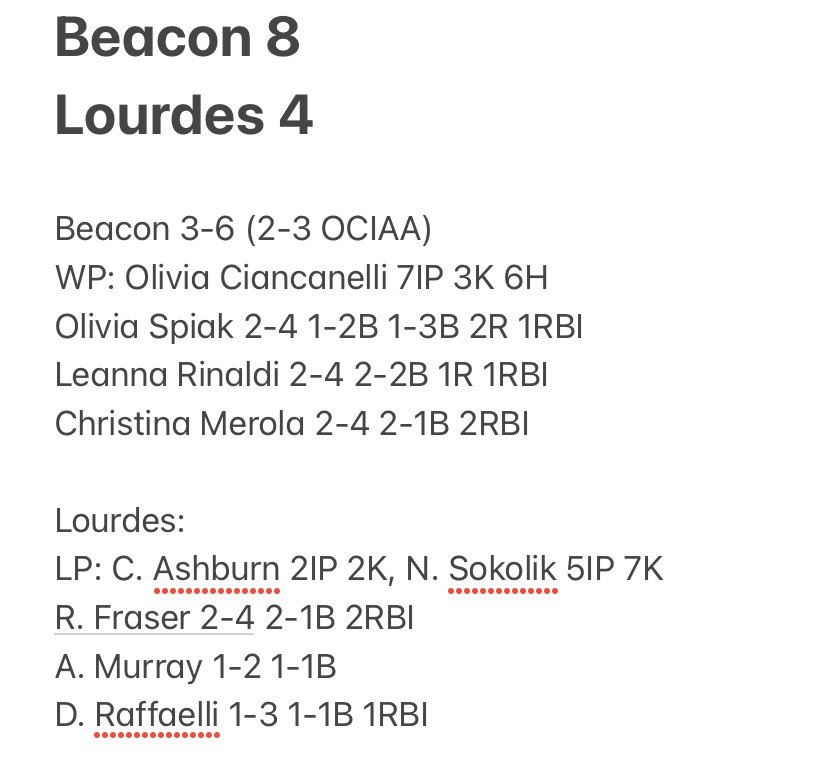 Huge road win against an old time rival. An overall exciting high school softball game. OC pitched a great game, we backed her up in the field, and we had good at bats. Proud coaches! Senior Night tomorrow vs Cornwall! <a href="/BCSDBulldogs/">Beacon Athletics</a>