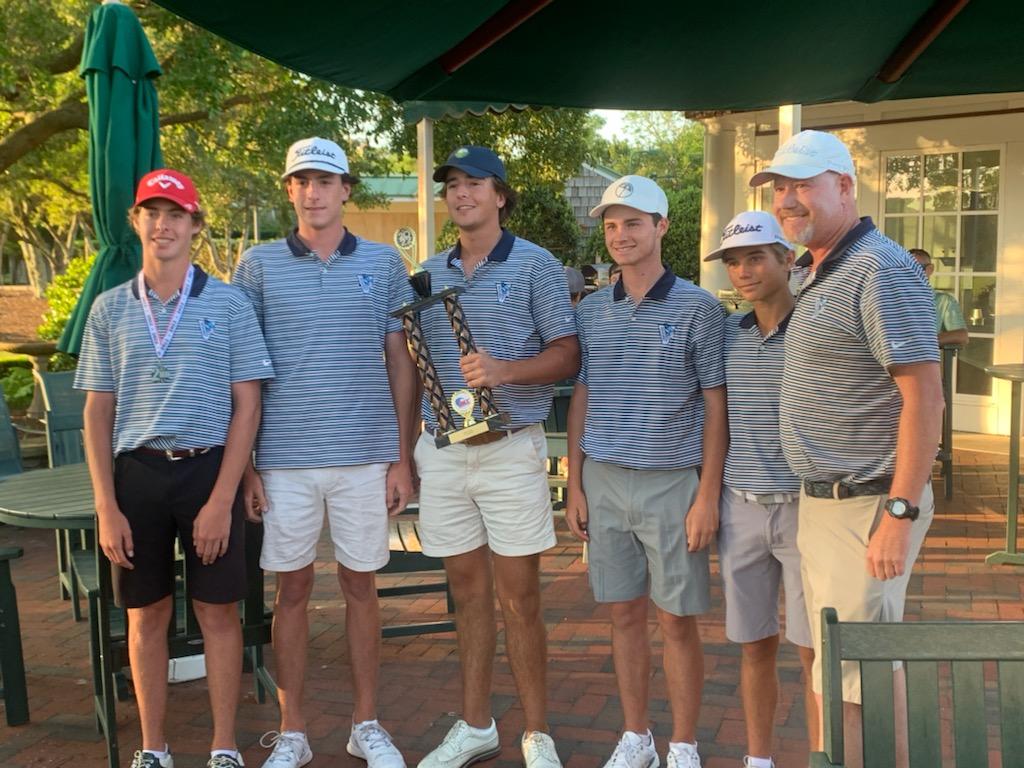 Your 2022 MEC champions!! Freshman Maddux Cook is today's Medalist with a 72 to lead <a href="/HoggardGolf/">Hoggard Golf</a> to a 301 total.  Tate Bowyer 74, John Logan 75, Stewart Kinlaw 80, Dylan Lewis 81 to round out the scoring.  On to Regionals!!