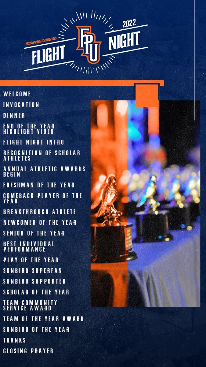 fpusunbirds's tweet photo. 🏆 | We're moments away from celebrating the 2021-22 school year with Flight Night. Follow along on Twitter or use the link below to watch the event live. 

Watch | https://t.co/0QeLOhQvLq

#TeamFPU | #BackTheBirds https://t.co/0t7v3Otea2