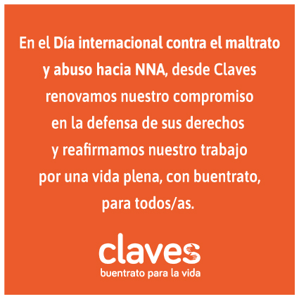 ProgramaClaves's tweet image. 25 de abril | En el Día Internacional contra el Maltrato Infantil reafirmamos la necesidad de continuar el trabajo en la promoción del #buentrato como forma de prevenir estas situaciones.

Niños, niñas y adolescentes tienen el derecho a vivir una vida libre de #violencia y #abuso