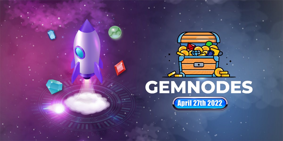 Nodes are Launching Gems!! Blasting off into GEM Universe in T-Minus 2 Days!!!!
Only those who bought in presales can create nodes!
If you want a chance to buy GEM, you'll have to wait until 5/04! 
linktr.ee/GemNodes
#NaaS #GemNodes #AVAX #DeFi #DaaS