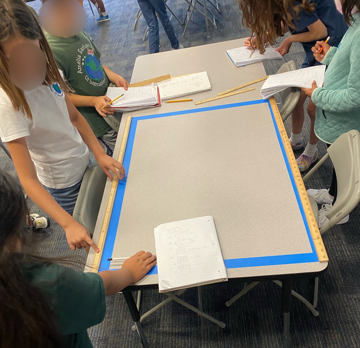 Last week was perimeter, this week we are working on area.  To change it up from last week, I decided to create specific sized shapes for the students to explore. It took awhile to put together, but was worth the effort. <a href="/AnnMorales012/">Ann</a> <a href="/EarhartExplorer/">Earhart Elementary</a> #Stem #mathrocks