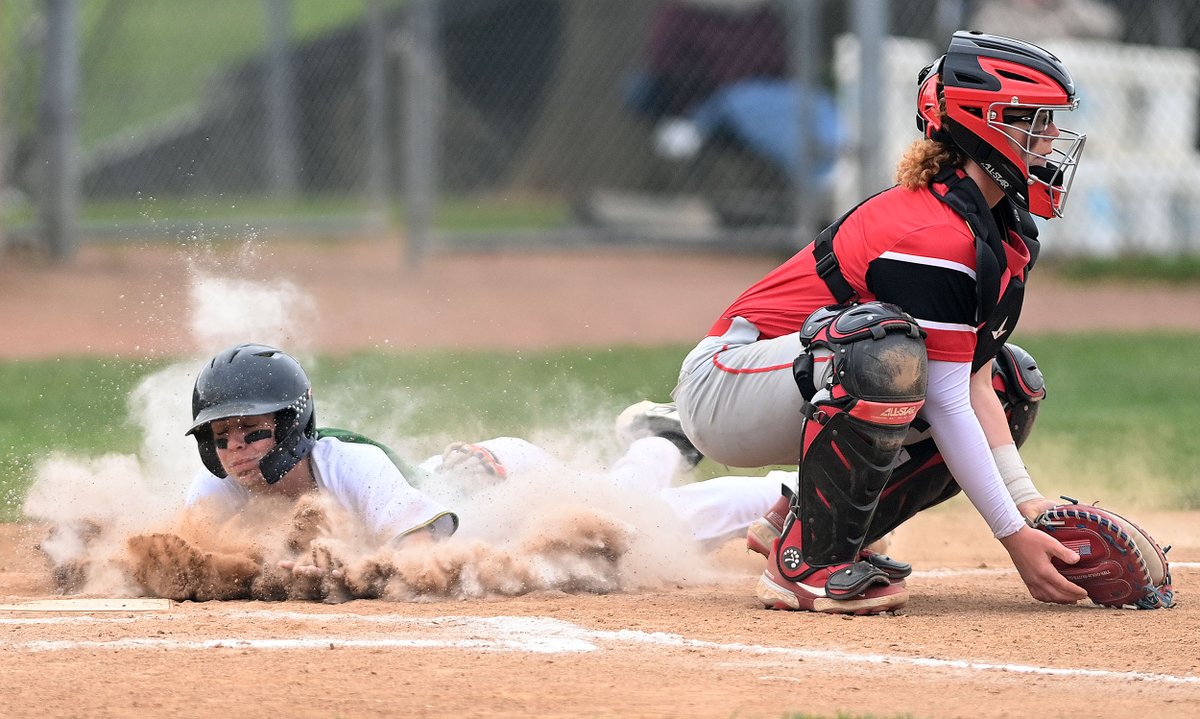 Jmalmont's tweet photo. Carlisle pulls off a win against Susquehanna Township, 6-5, Monday in a Mid-Penn Keystone game at George Bowen Field, Carlisle. More from @eby_sports in a bit over at @Clink_Sports.   @cumberlink @Clink_Sports @herdbaseballchs https://t.co/mE2T7tErHE