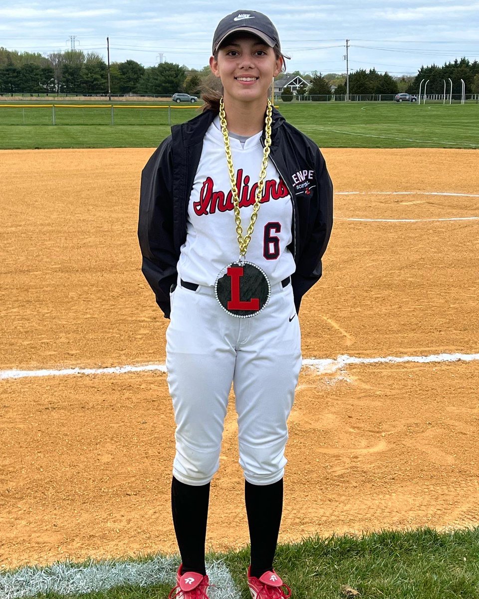 LenapeSoftball's tweet photo. BIG 5-0 win over Shawnee to move us to 7-2!!! Huge day for Maya Knasiak in the circle with 15K’s, earning us the shutout. Vanessa Meyers also blasted a 2-run HR to fuel our offense. Back at it tomorrow, at PVI @ 3:45 PM. #rolltribe #lenapesoftball @KnasiakMaya @vanessameyers_ https://t.co/5yilGGymlc