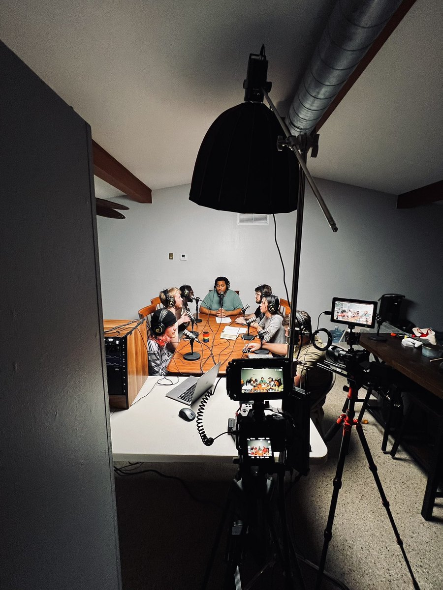 GeoLehn's tweet photo. Podcast setup🎥 https://t.co/dnKE2E5Cc4