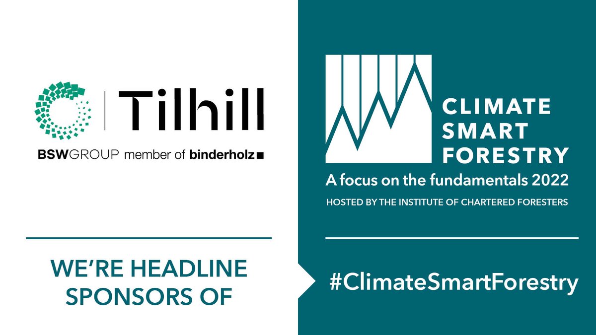 TilhillForestry's tweet image. Tilhill is proud to be headline sponsors of this years @TheICF #ClimateSmartForestry National Conference 2022. We aim for our Forest Managers to become recognised chartered foresters and delighted to be involved in such an important organisation and event.