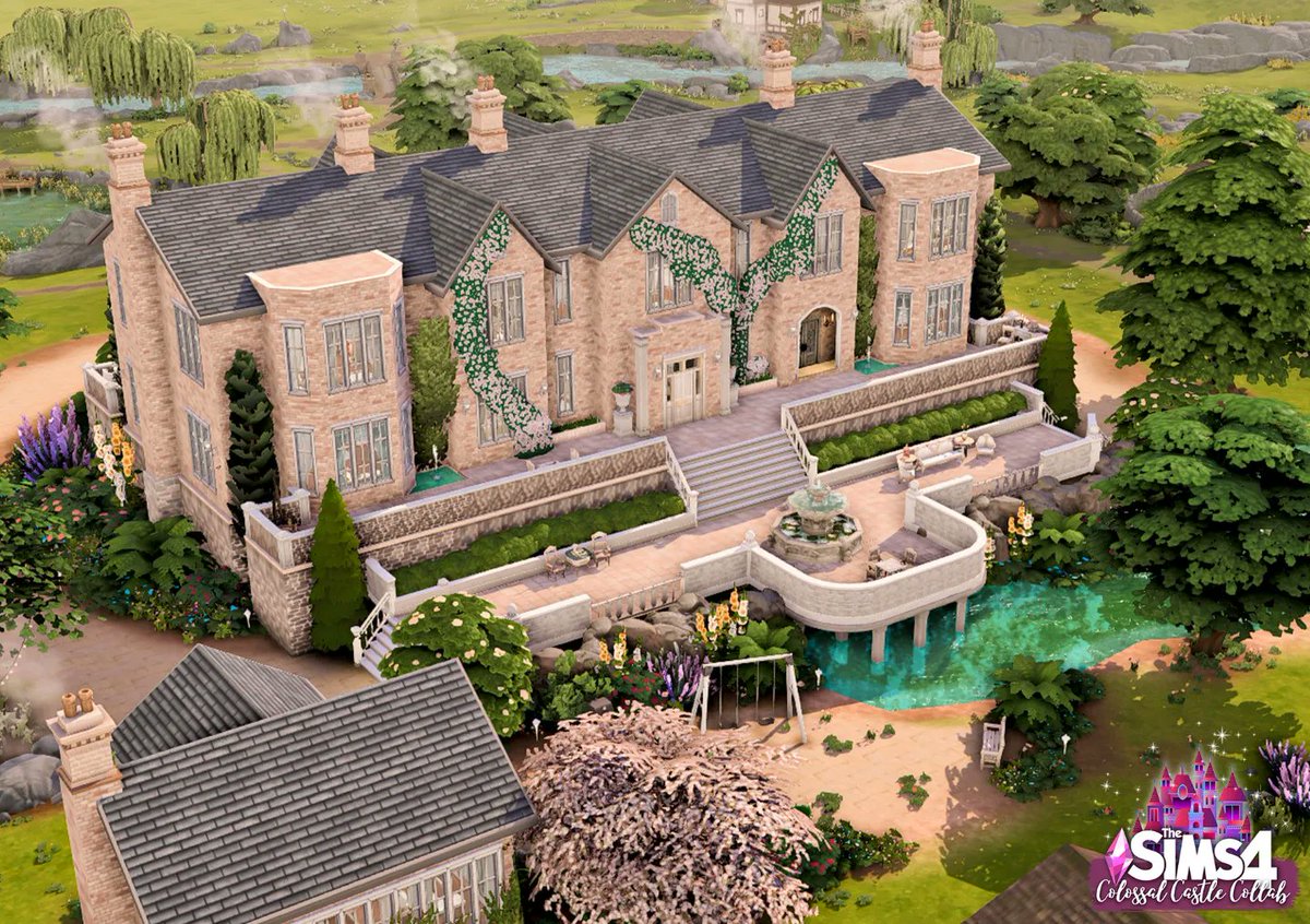 plummysims's tweet photo. The little pond on the backyard of this English Manor (sort of) for #TS4ColossalCastleCollab supposed to have swans but where are they? ๐ฆข๐ฆข
Interior shots coming later today โ๐ป๐
EA ID elfathiera
Speed build https://t.co/7jrBCZAEqv
#thesims4 #ShowUsYourBuilds https://t.co/tLZB6dyzrx