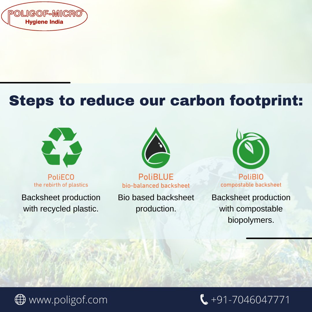 poligof's tweet photo. Steps to reduce our carbon footprint! 

https://t.co/f3AOwpiPcr

#poligof #nonwovenfabric #nonwovenindustries #diapers #hygiene #topsheet #backsheet  #healthcare #babyproducts #babyshop #babyblanket #babydiapers https://t.co/TZdWtTaNxc