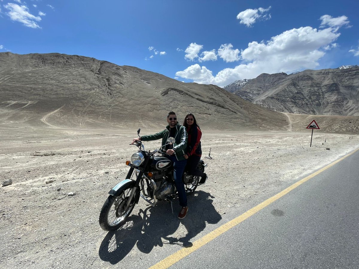 aakhrigabbar's tweet photo. Riding in these mountains

#bulletinladakh #Ladakh https://t.co/VRAUq8w21g