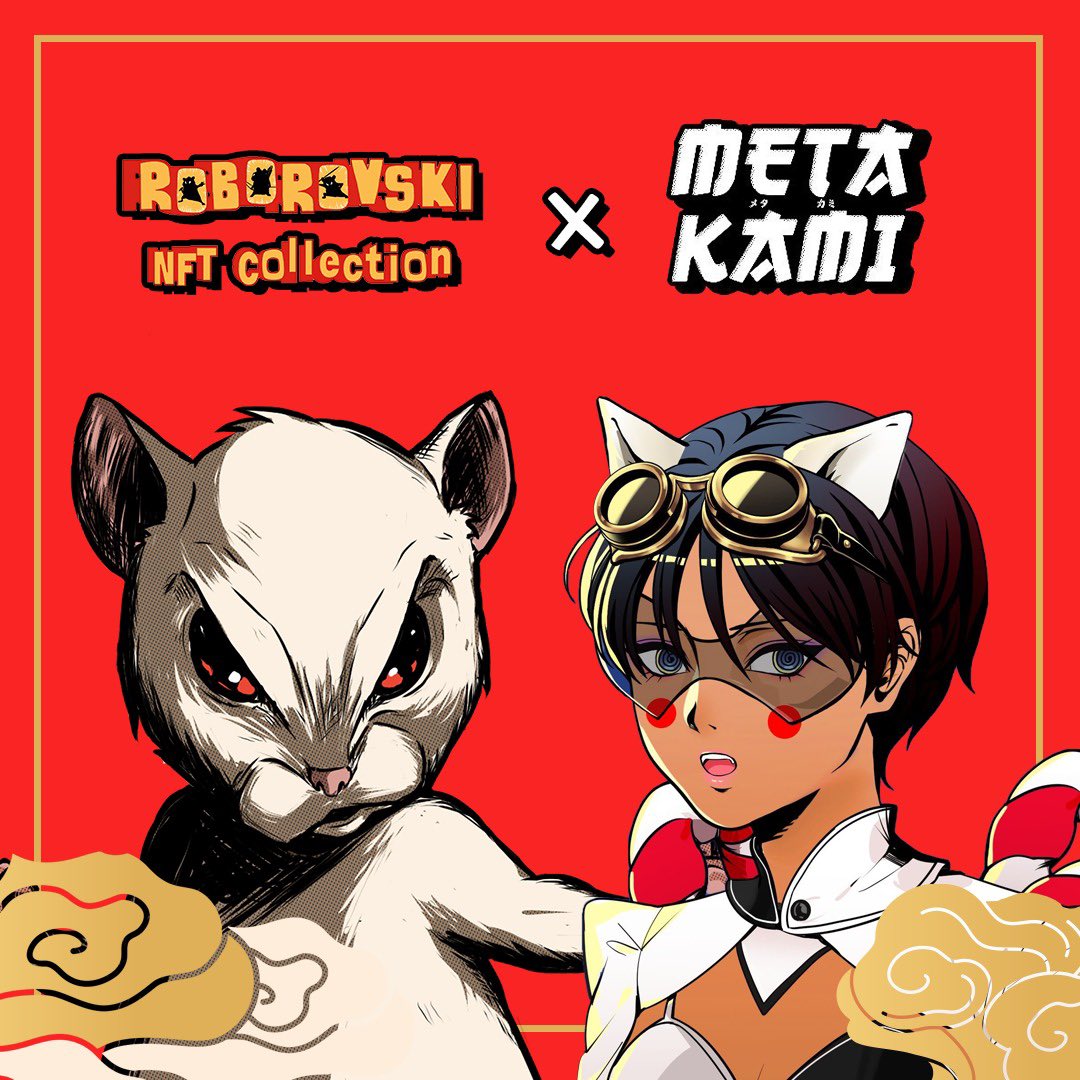 🐹 Roborovski ❌ METAKAMI 🏮

We are linking up with <a href="/MetakamiNFT/">METAKAMI™</a> to provide 3 WL spots for Robofam! 

To qualify: 
🏮 Follow @RoborovskiNft and <a href="/MetakamiNFT/">METAKAMI™</a>
🏮 Like, RT &amp; Tag 3 frens
🏮 Join: discord.gg/metakami

グッドラック。

24 H

#METAKAMI #Roborovski