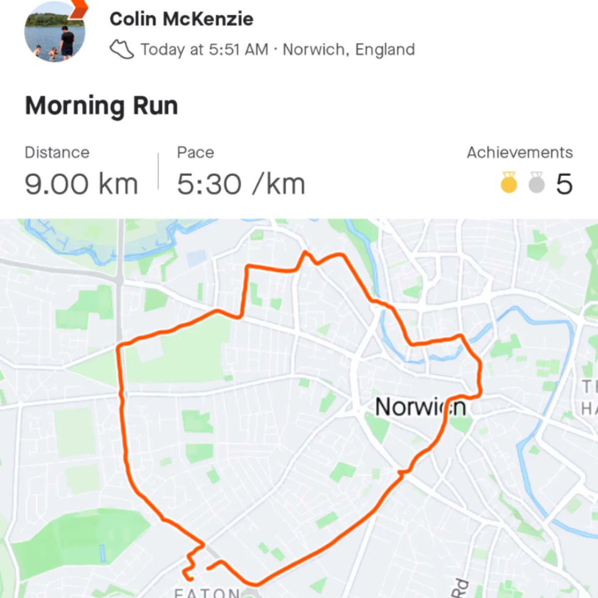 McJaff's tweet photo. Early morning plod brings up the 100km for April 🏃

#SlowAndSteady #RunFatBoyRun #FatNotFit #Running #Strava #100km https://t.co/HwW4LjQCf4