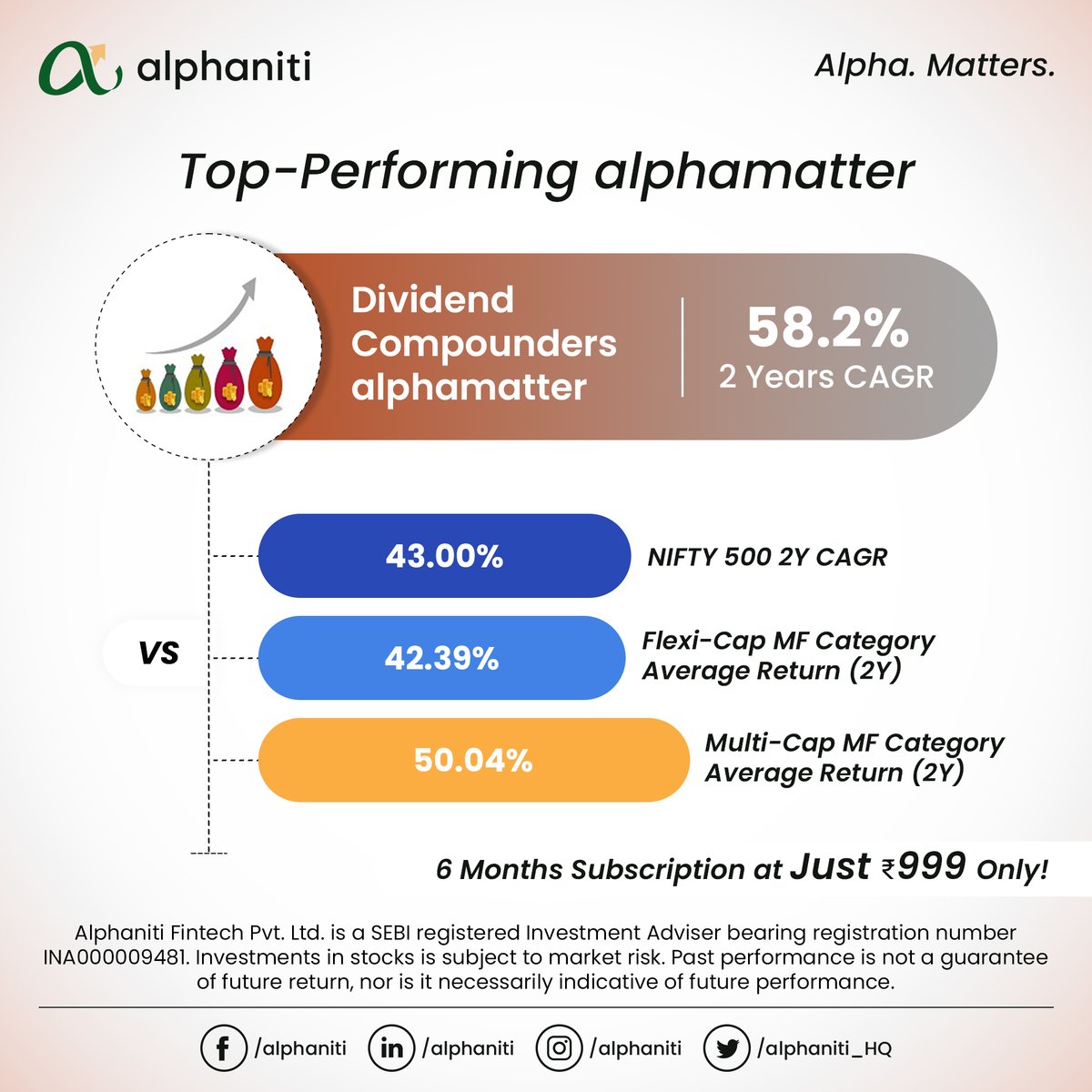 alphaniti_HQ's tweet photo. This alphamatter is for investors who yearn stable growth and dividend payouts. Invest in stable businesses with low swings in business cycles! Invest on https://t.co/1vqQUPLQzA
#dividends #stable #business #compound #growth #stocks #invest #returns #alphamatter #alphaniti https://t.co/aaLYbJB02k