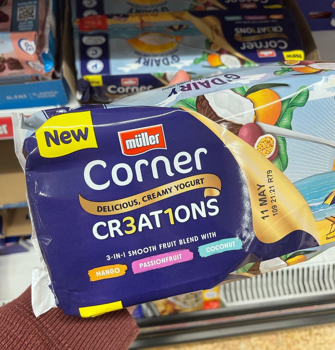 All_Things_New_'s tweet photo. G’Dairy Müller Corner Creations! 🥄🦘 At Asda #muller #mullercorner #gdairy #gday #creations #yogurt #mango #passionfruit #coconut #wellthisisnew https://t.co/PXMvs86h69