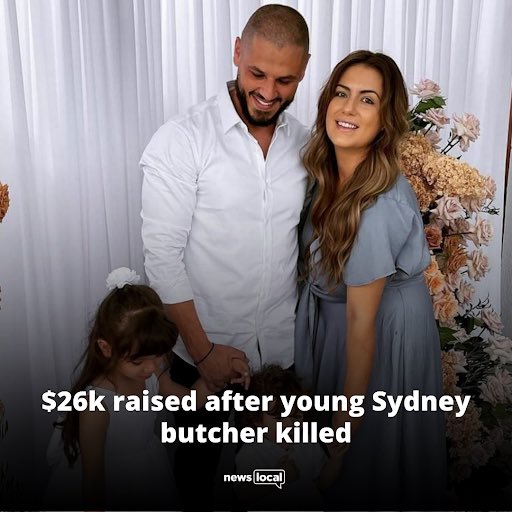 #Exclusive: $26k has been raised for the family of the local butcher tragically killed in a motorbike accident in Marrickville.🕊️ See the efforts here: bit.ly/3vfhdv7