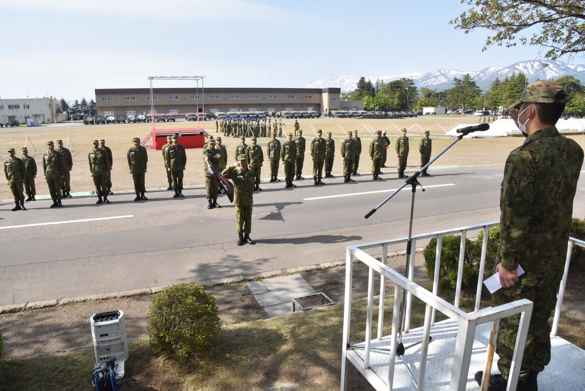 旅団レンジャー訓練①】 第12旅団は、高田駐屯地において集合訓練