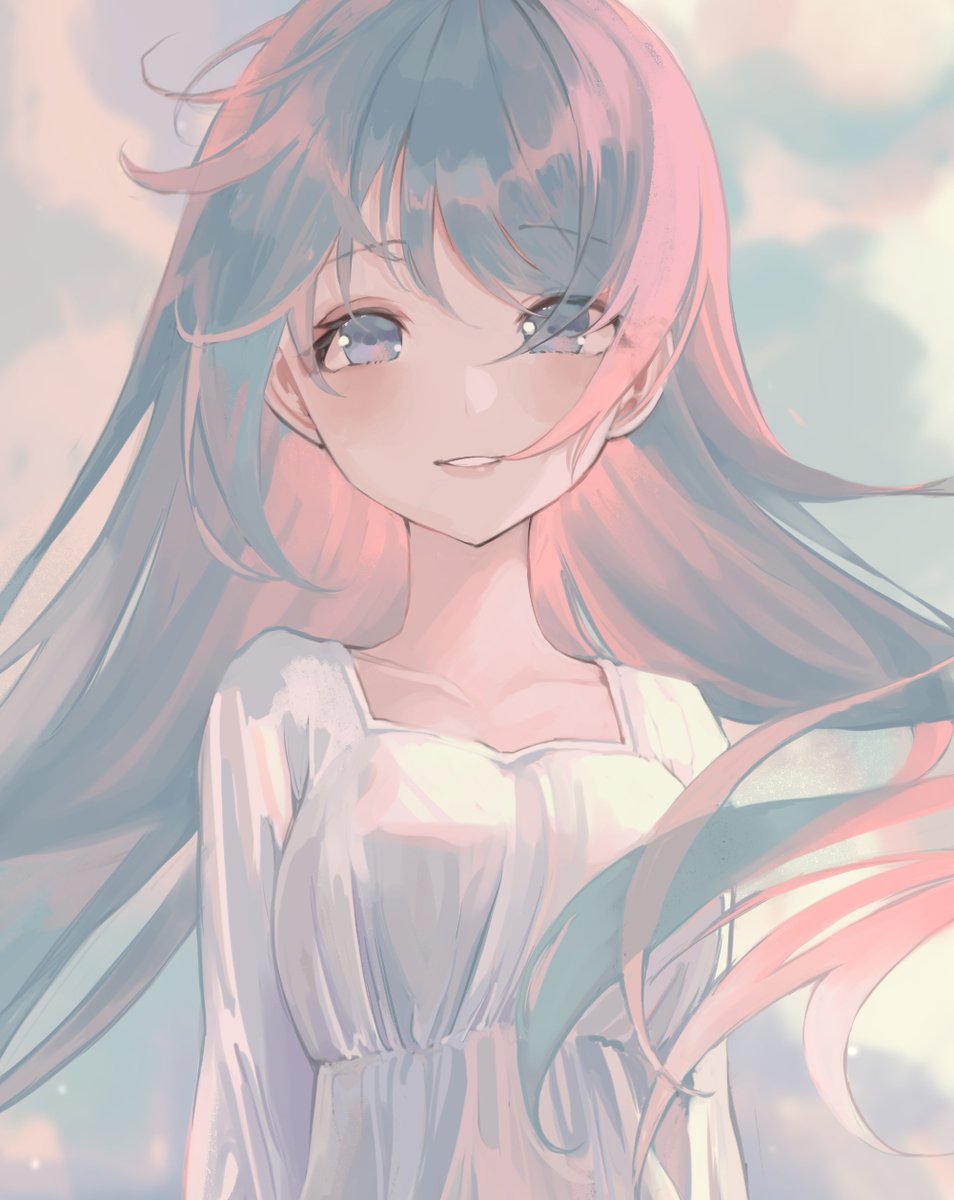 「次の絵の女の子～～～#wip 」|まるたにのイラスト