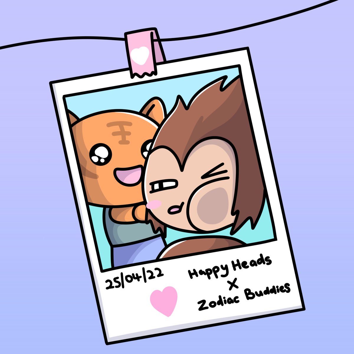 😁Happy Heads x Zodiac Buddies 🐱

To celebrate this collab 🎉we're giving away:

3 x Happy Lists
3 x Buddy Lists

To enter:
1⃣Follow
<a href="/HappyHeadsNFTs/">Happy Heads</a>
<a href="/zodiacbuddies/">Katherine</a>
2⃣❤️&amp; RT
3⃣ Tag 3 friends!

 ⏳48hrs

#NFTs #NFTcommunity #NFTGiveaways