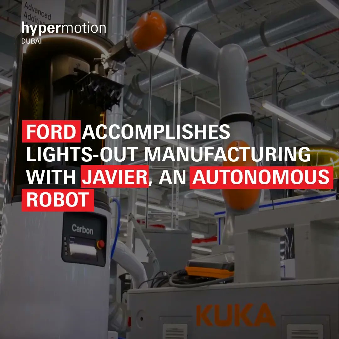 Javier is an up-and-coming employee that tends to the #3Dprinters at #Ford. He's always on time &amp; can work around the clock with limited breaks to recharge his batteries. Read more buff.ly/3EPVzRC

Source: <a href="/Thomasnet/">Thomas</a>
#HypermotionDXB #autonomousRobot