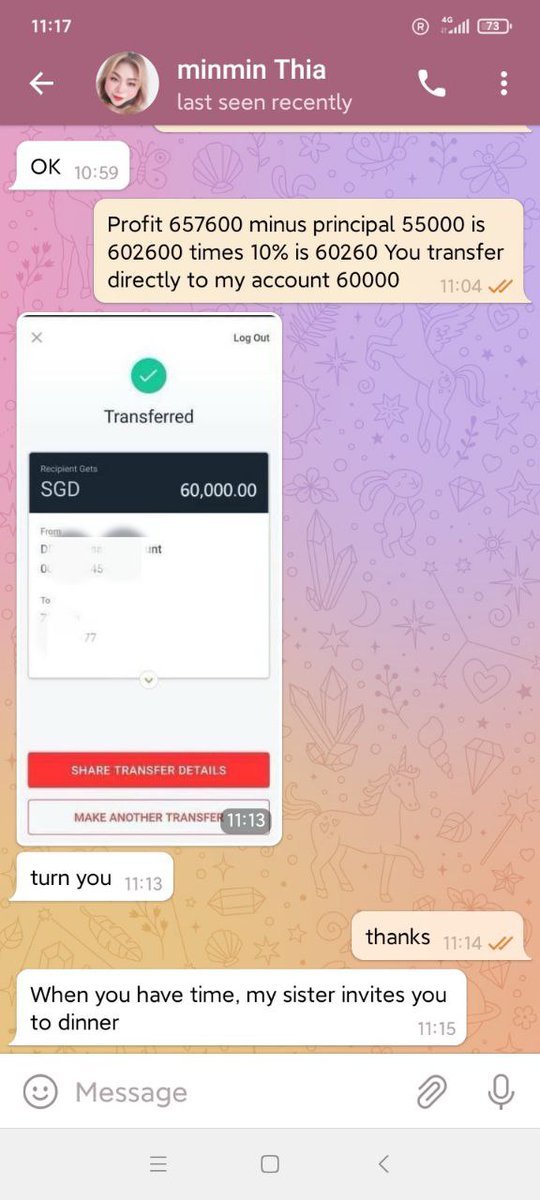 Action speak louder than words The sister made 12 times the profit. Look carefully at the picture