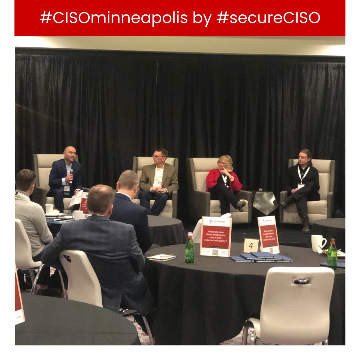 secureCISO's tweet photo. Want to be a part of other events in your region?
Explore here: https://t.co/FaWAr0cdCb
Thank you all our panels & attendees that made #CISOminneapolis by #secureCISO a great day of collaboration & networking!
#ciso #infosec #cybersecurity #security #data #bigdata #threat https://t.co/21iHVXdDSQ