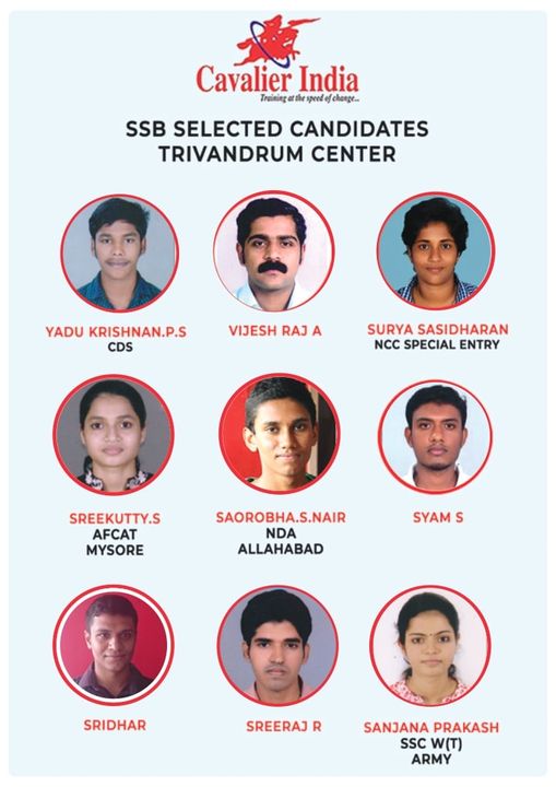 Congratulations and best wishes for your future
#ssb #ssbcoaching #ndacoaching #trivandrumssb #ndacourse #cds #cdscoaching #cavalierindia #ssb #TrainingCourse #SSBCOACHING #ssbinterview #cavalierkochi #ssctech #results #army #defence