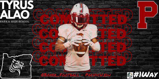 TyrusAlao's tweet image. Thankful to announce that I will be committing to Pacific University, I’d also like to thank any coaches who have been in contact and have offered me throughout this process #1way @Boxer_Football