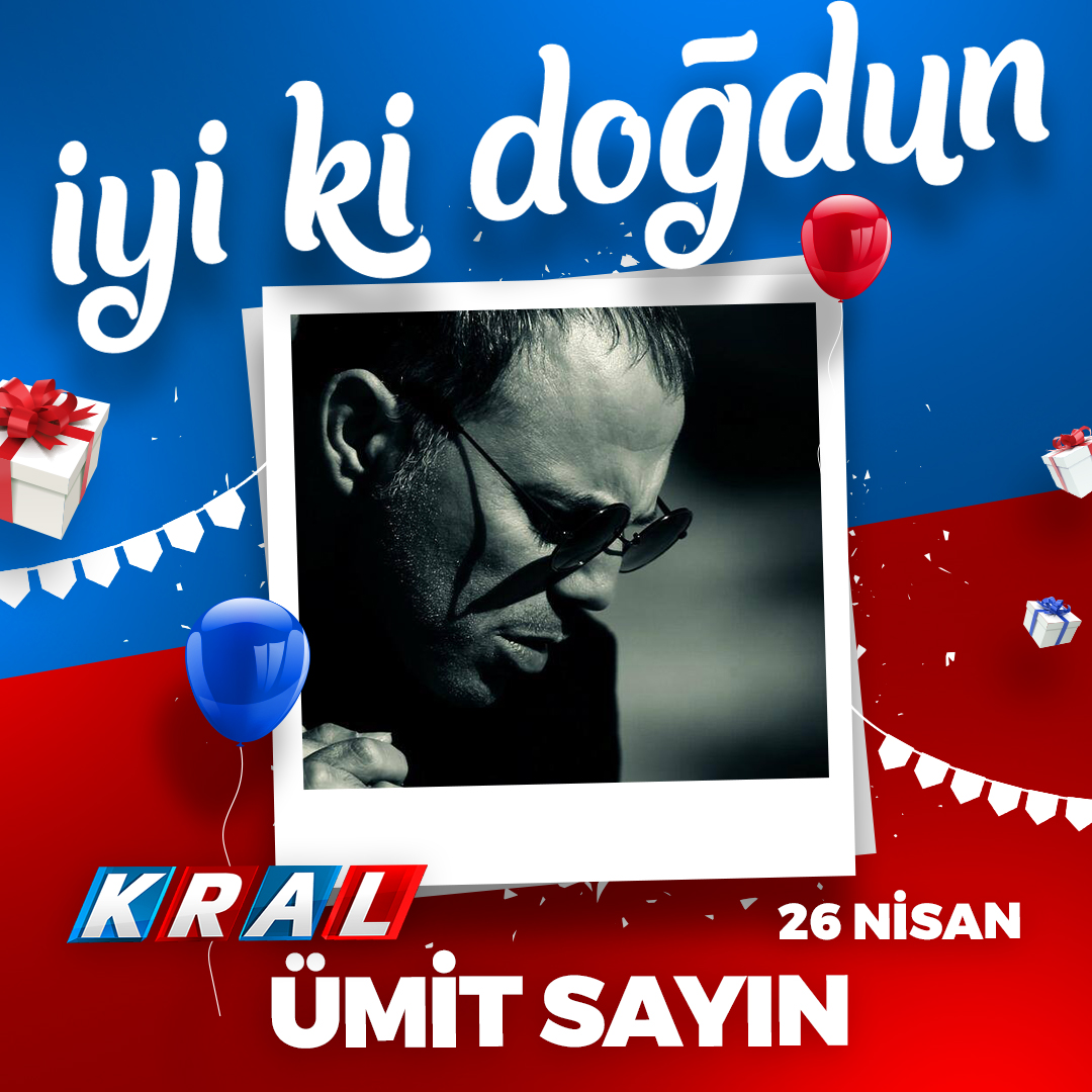 Bugün, Ümit Sayın'ın doğum günü. Kral Ailesi olarak Ümit Sayın'a müzikle dolu uzun bir ömür dileriz... @umitsayin1 #ÜmitSayın #kralmüzik