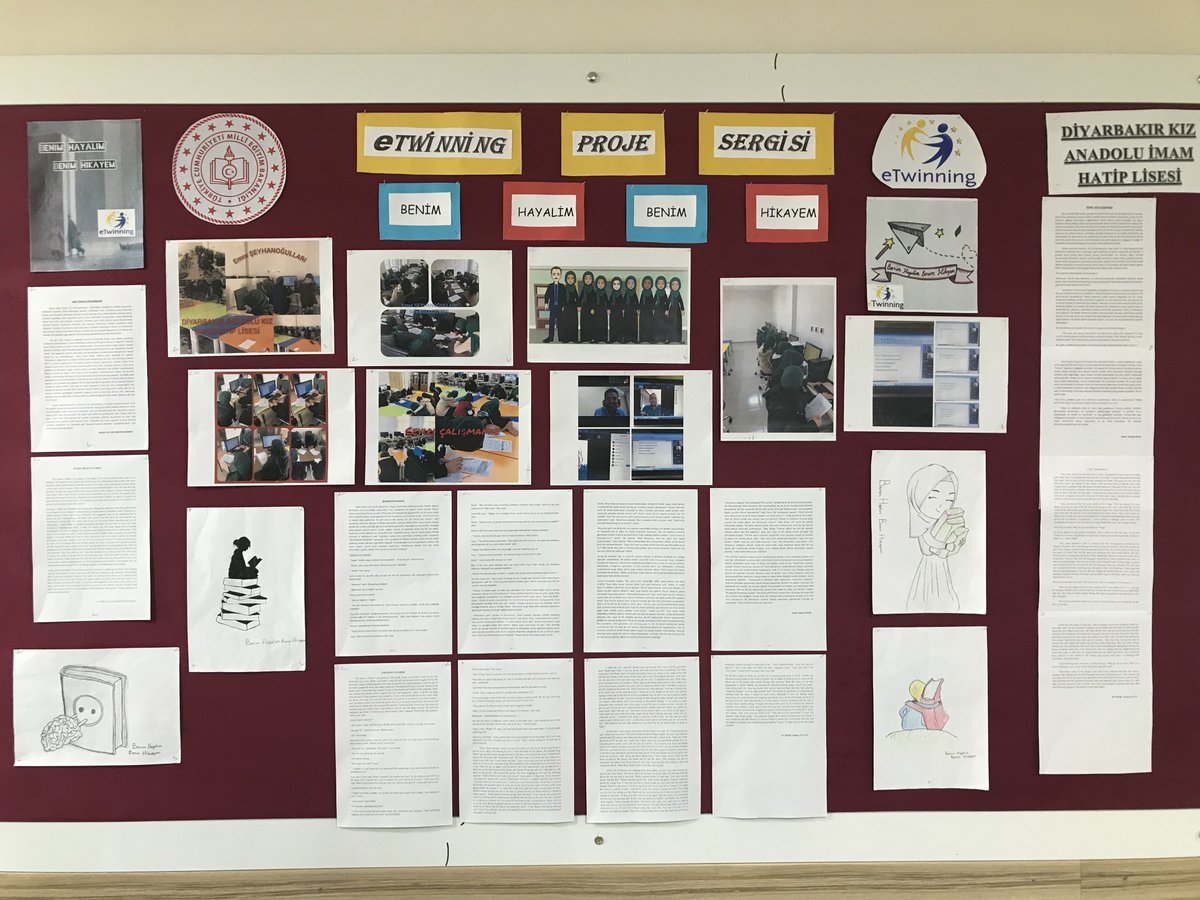 Okul Müdür Yardımcımız Emre ŞEYHANOĞULLARI’nın tamamlamış olduğu e-Twinning Projesinin sergisine tüm öğrenci ve öğretmenlerimiz katıldı. <a href="/tcmeb/">Millî Eğitim Bakanlığı</a> <a href="/yilmaznazif/">Nazif Yılmaz</a> <a href="/meb_dinogretimi/">MEB Din Öğretimi Genel Müdürlüğü</a> <a href="/mehmetnezirg/">mehmet nezir gül</a> <a href="/dbakirvalilik/">T.C. Diyarbakır Valiliği</a> <a href="/munirkaraloglu/">Münir Karaloğlu</a> <a href="/Diyarbakirmem/">Diyarbakır İl Millî Eğitim Müdürlüğü</a> <a href="/Murat4Kucukali/">Murat Küçükali</a> <a href="/BaglarMEM21/">Bağlar İlçe Milli Eğitim Müdürlüğü</a> <a href="/Mehmet_Bulut21/">Mehmet BULUT</a>