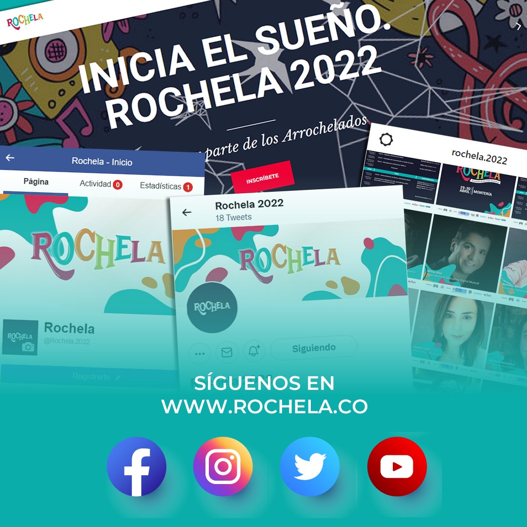 Rochela2022's tweet photo. In sigresa a nuestro sitio web https://t.co/5nebECDJyH o síguenos en nuestras redes sociales
https://t.co/7tJWhXh5gJ
https://t.co/pcEVVRImSS
https://t.co/plSdpwHmgU
Inscribete  https://t.co/mDOgGmBWZd 

Organiza @mestizco - @3wowmusik
Evento apoyado por el @mincultura https://t.co/dsqF5SSx0k