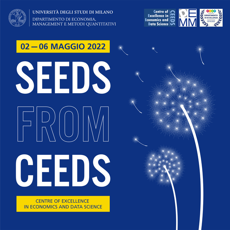 DemmUnimi's tweet photo. 🏃♂️vai sul sito, scegli uno o più eventi, prenota il tuo posto! 🎟️ #seeds from #ceeds @LaStatale
Scopri il mondo dei #dati, dell'#economia e del loro ruolo nella nostra #società 📊📉🪩🏢
https://t.co/ULG0Ec2RiC https://t.co/fh6JSIy5Zw