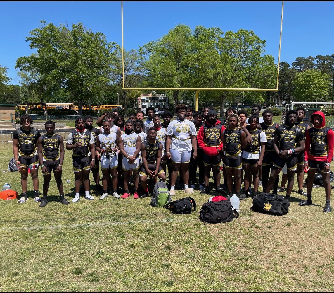 Had a great time at the NexGen Football Camp in Charlotte this past weekend with my team and was invited to the show! #ItsWinningSeason #Focused @TheSHOWByNXGN @FootballHvj @TrainerOfSpeed @CoachOMcKinley @coachtwelch1