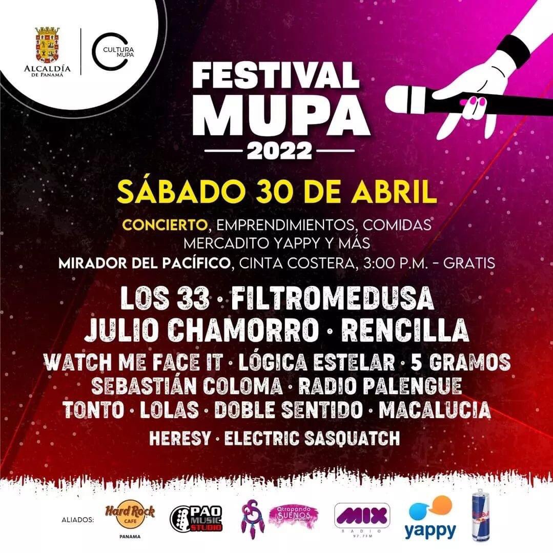 Muy contentos de compartir nuestra música en nuevos territorios y más siendo parte de este gran festival, nos vemos este sábado en el <a href="/festival_mupa/">Festival Mupa</a> 2022!!

Infinitas gracias al <a href="/fiuracali/">FIURA - Festival Internacional Unirock Alternativo</a> por todo el apoyo y confianza!!!

#panama #festivalmupa #live #livemusic #musicfestival