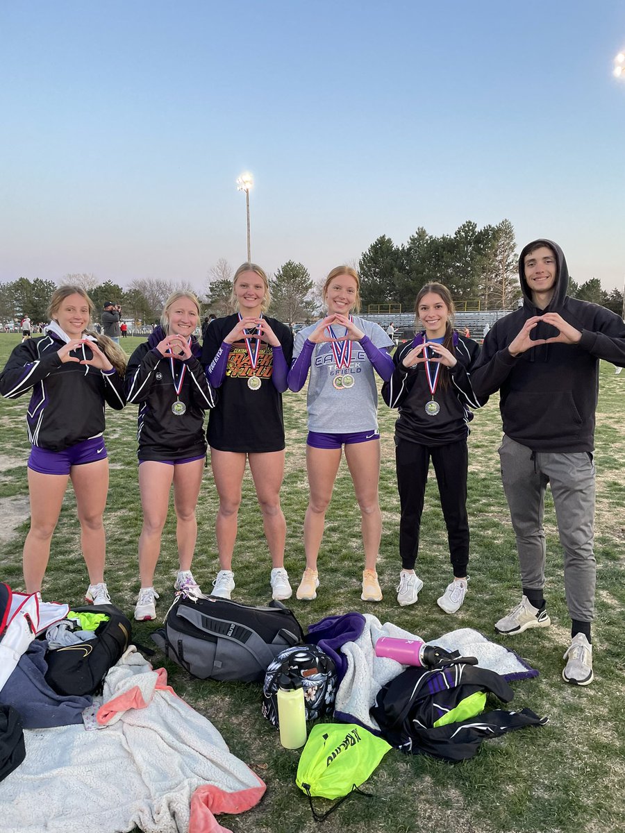 Just finished up the Central Nebraska Track Championships <a href="/Big_Red_Oval/">Big Red Oval</a> #woodriver