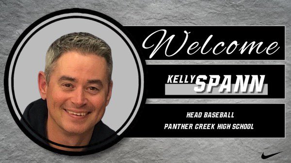 PantherCreekAth's tweet photo. Welcome to the Family Coach Spann!!! Excited to have coach leading our baseball program! https://t.co/wvTyddL69N