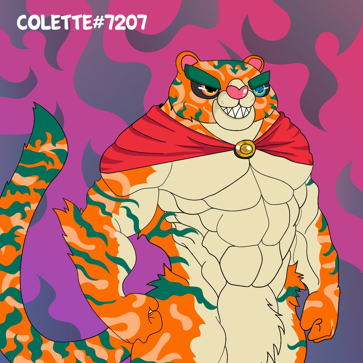 colette691's tweet photo. Hello @KarafuruNFT fams! I wanna present my second fanart for this lovely community! I hope you guys love it! 😁😆 #KarafuruArt https://t.co/DsYHWqDZOg