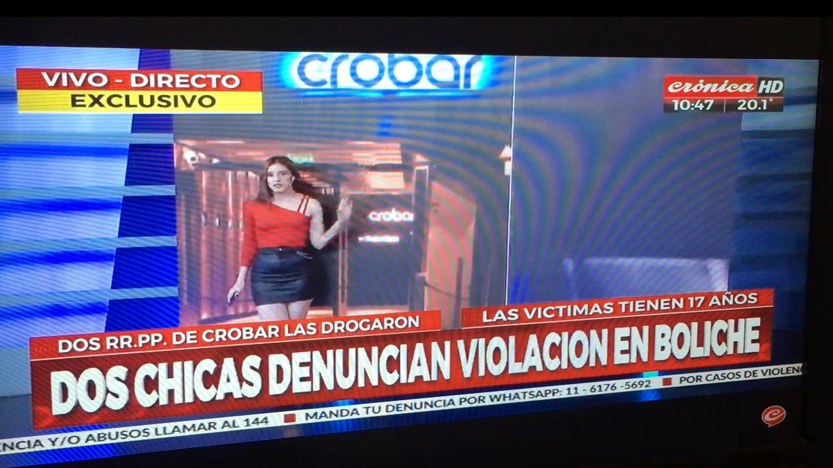 caritobisgarra's tweet image. Denuncia de abuso sexual en #Crobar #TiempoReal @CronicaTV