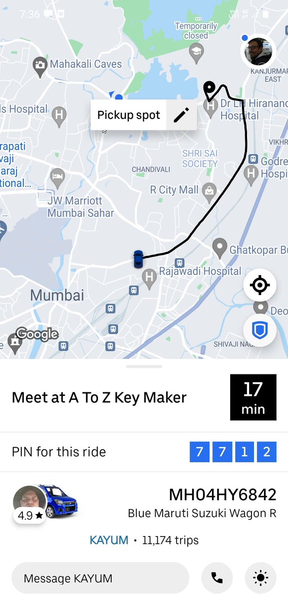 RakeshDas83's tweet photo. @Uber_India Ha ha what a joke. I booked one uber today for airport ride. Driver did not arrive yet at my place, but I had reached airport!! Pure magic ride. https://t.co/uhAxjSQkkS