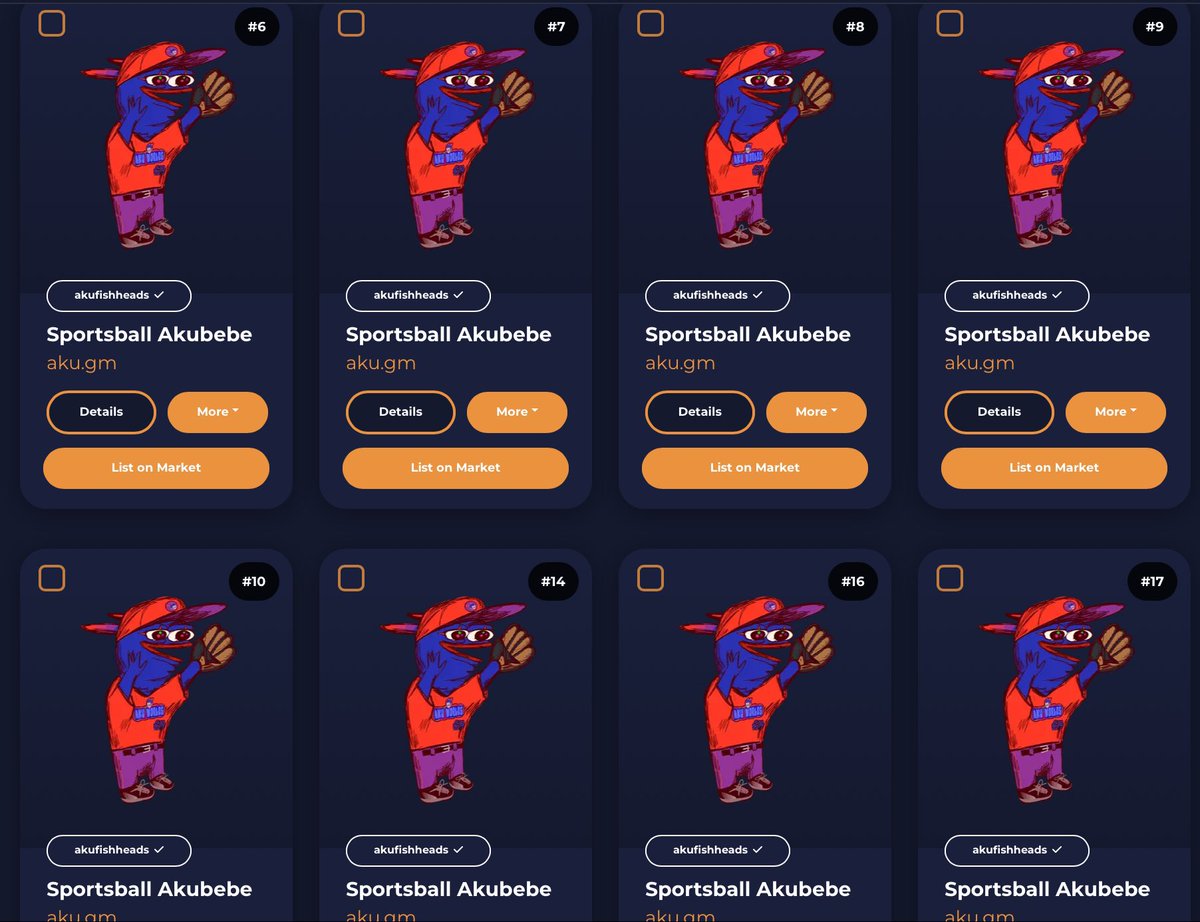 akufishheads's tweet photo. Guess what? IT’s #NFTGiveaway timmmmme! Do you want one of these lil’ sluggers I found around in an old neftyblocks drop pool?

-LIKE/RT
-FOLLOW @akubanano 
-TAG 2 buddies that want one too
-COMMENT your WAX wallet

EIGHT RANDOM (8) WINNERS announced Wednesmay the 69th of Nevuary https://t.co/5hA5mnUS2F