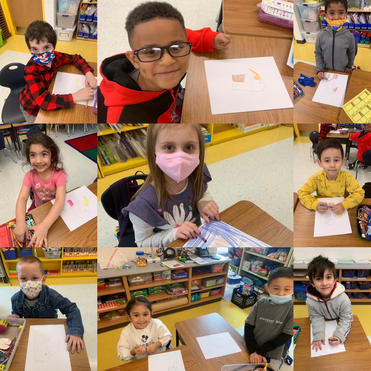 More Emma the Eagle art work for Art Day #ABCcountdown to summer <a href="/DornNPD117/">Dorn Elementary</a>