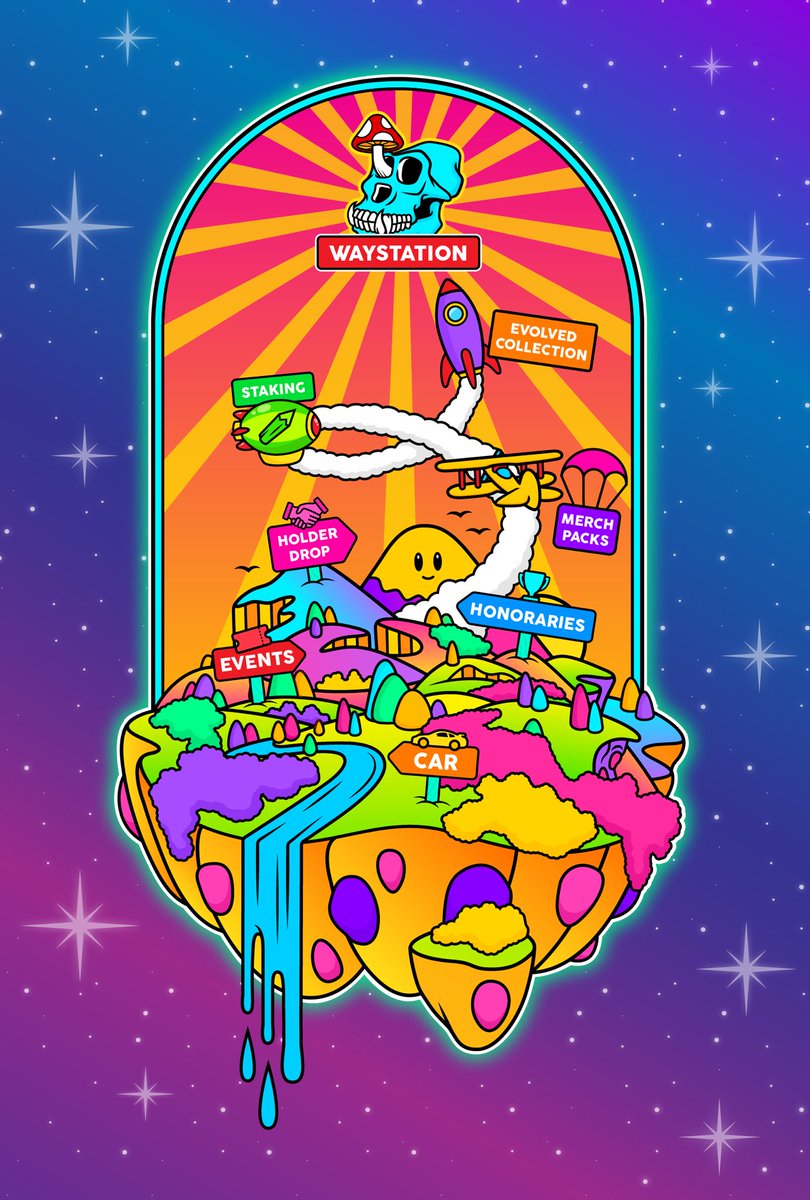 Key58567557U's tweet photo. Every story is told with art by @WoahJonny passed on to family @PsychonautApeD #PADFam #PAD believe in yourself #PADHOLDER https://t.co/8i48QFXkzl